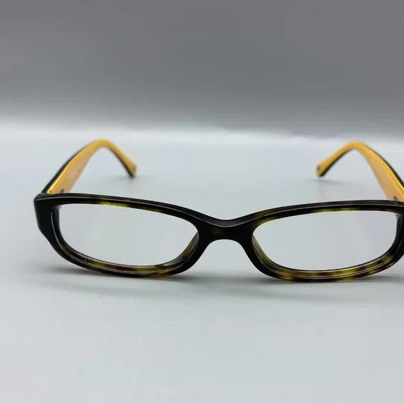 Coach HC6001 Emily Rectangle Frame Dark Tortoise Glasses - Picture 4 of 10